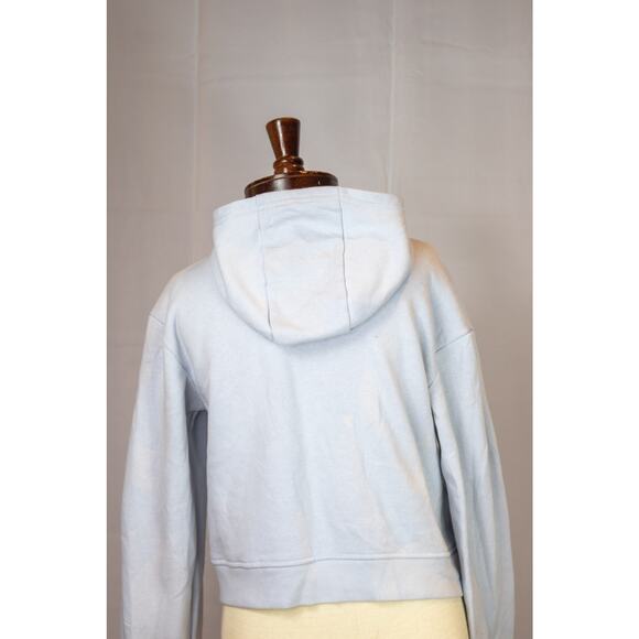 North Face Camp Fleece Pullover Long-Sleeve Crop Hoodie Girls, Blue Sz 14/16 NEW - Picture 7 of 10